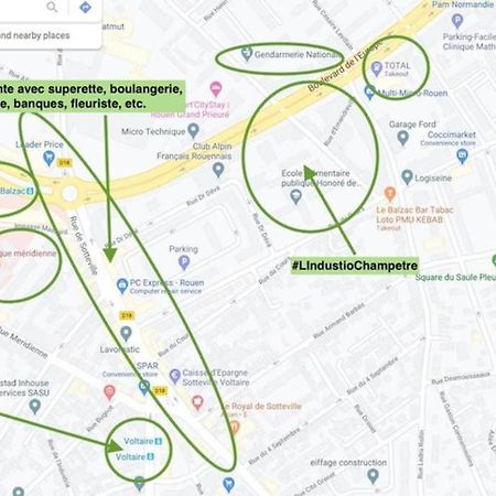 #Lindustriochampetre Free Parking, Bien Situe, Spacieux, Proche Clinique Rouen Zewnętrze zdjęcie