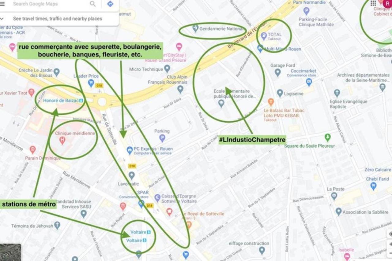 #Lindustriochampetre Free Parking, Bien Situe, Spacieux, Proche Clinique Rouen Zewnętrze zdjęcie